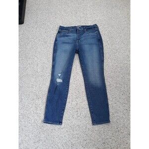 16 Good American Good Curve Style High-Rise Skinny Distressed